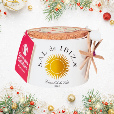 Flor de Sal im Keramiktopf 140g - "Weihnachten", limitiert