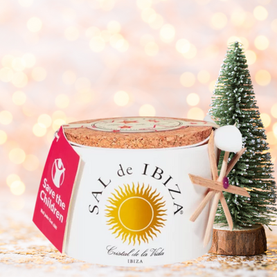 Flor de Sal im Keramiktopf 140g - "Weihnachten", limitiert