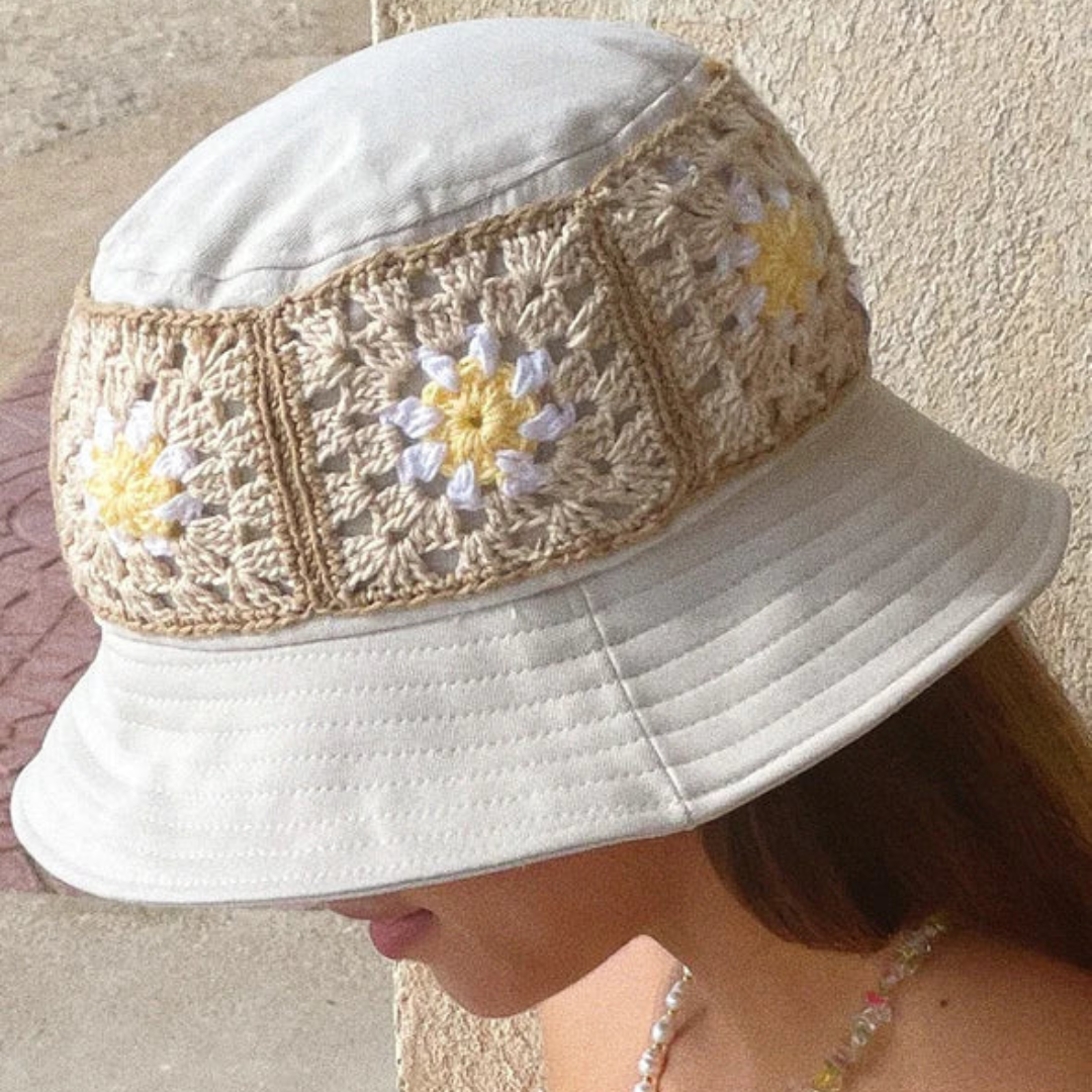 Bucket Hat Manuela - Beige / Braun