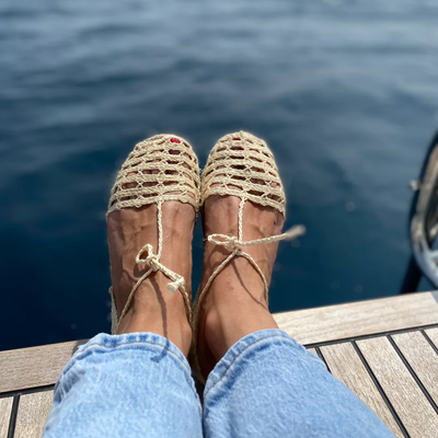 Traditionelle Espadrilles aus Ibiza - Espardenyes Torres