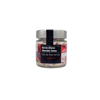 Sal de Añana – Quellsalz mit Cayenne im Glas 180g