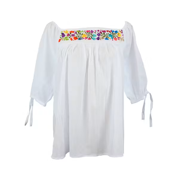 Mexikanische, bestickte Bluse „Amanda“