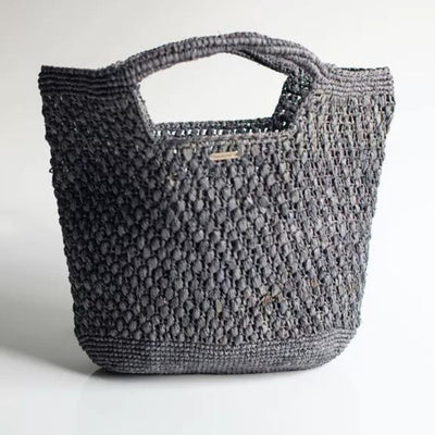 Handgewebte Tasche aus Bast "Mumbai"