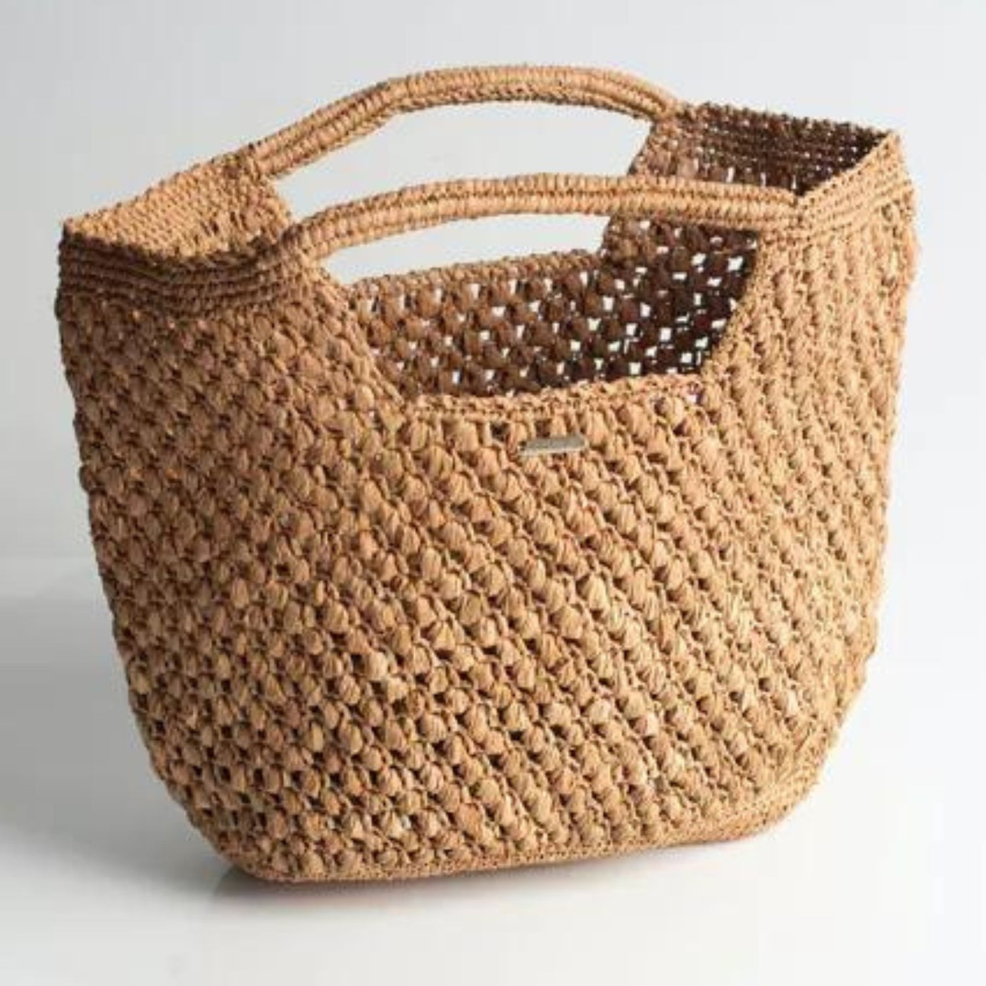 Handgewebte Tasche aus Bast "Mumbai"