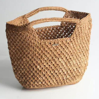 Handgewebte Tasche aus Bast "Mumbai"