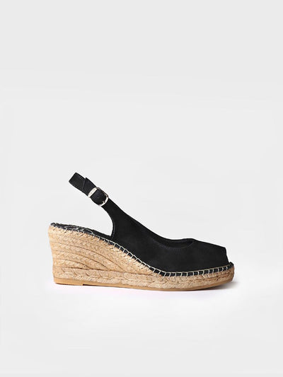 Peeptoe Espandrille aus Wildleder - CALPE