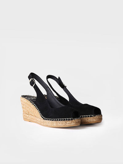 Peeptoe Espandrille aus Wildleder - CALPE