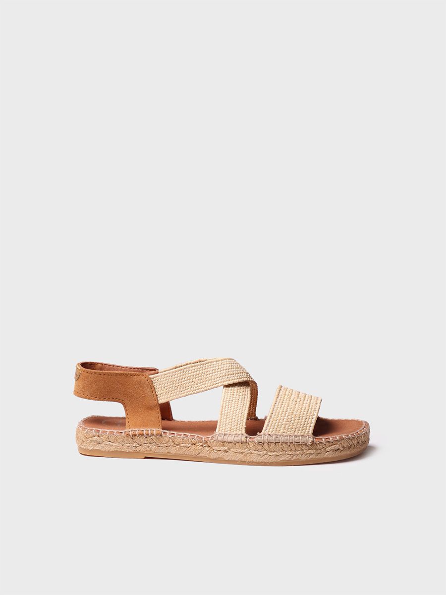 Flache Espadrilles mit Gummiband- JODY-SP