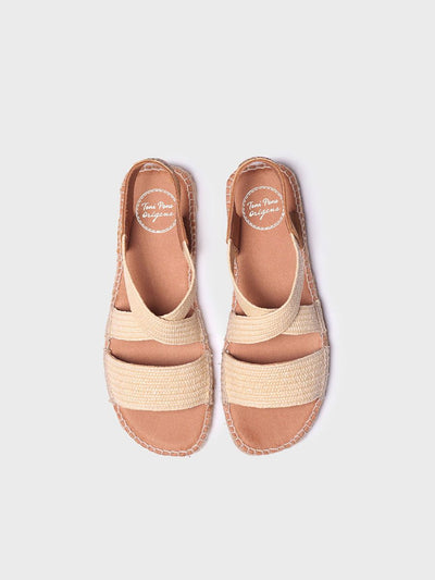 Flache Espadrilles mit Gummiband- JODY-SP
