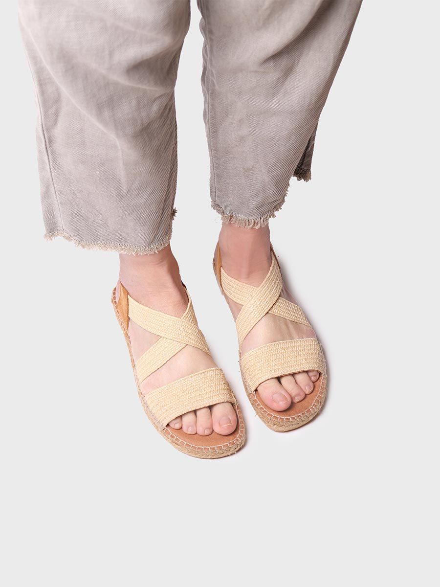 Flache Espadrilles mit Gummiband- JODY-SP