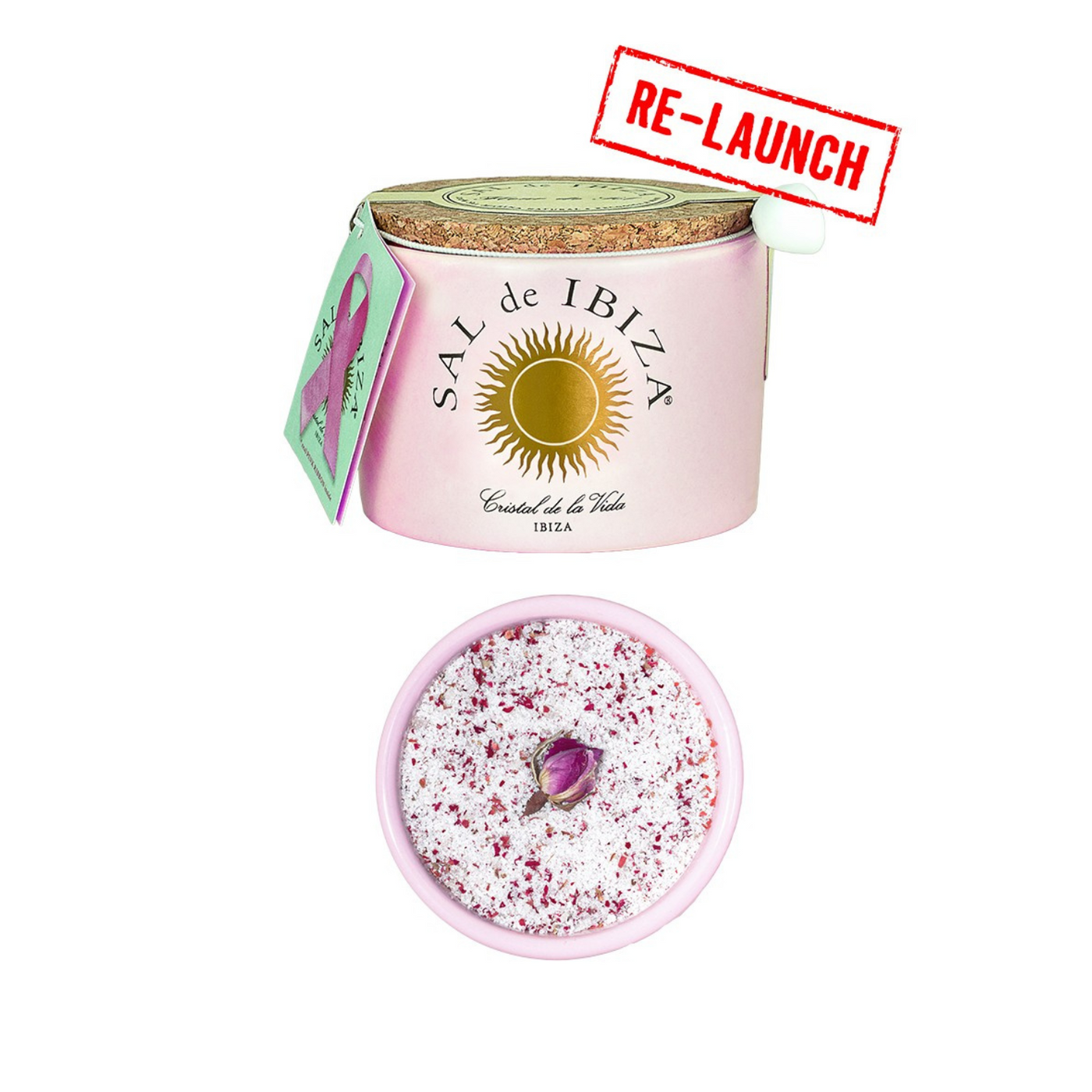 Flor de Sal mit Rosenblättern Flor de Sal "La Vie en Rose" 140g