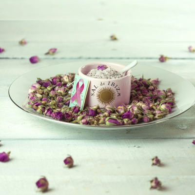 Flor de Sal mit Rosenblättern Flor de Sal "La Vie en Rose" 140g