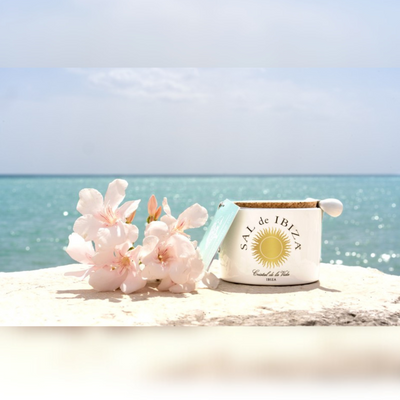 Flor de Sal mit Kräutern aus Ibiza Flor de Sal "Isla Blanca" 140g