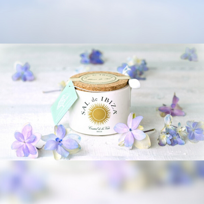 Flor de Sal mit Kräutern aus Ibiza Flor de Sal "Isla Blanca" 140g