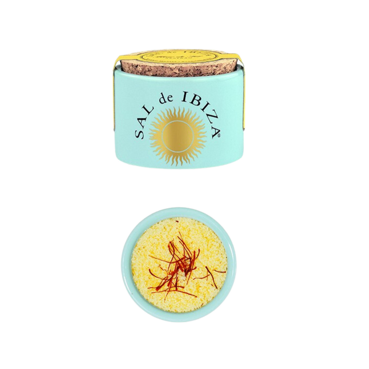 Flor de Sal mit Safran, Mini 28.35g
