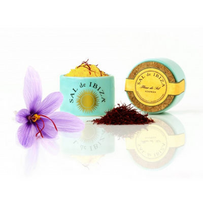 Flor de Sal mit Safran, Mini 28.35g