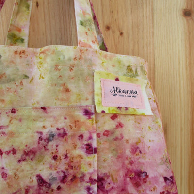 Handgefärbte Stoff-Handtasche aus festem Baumwollstoff