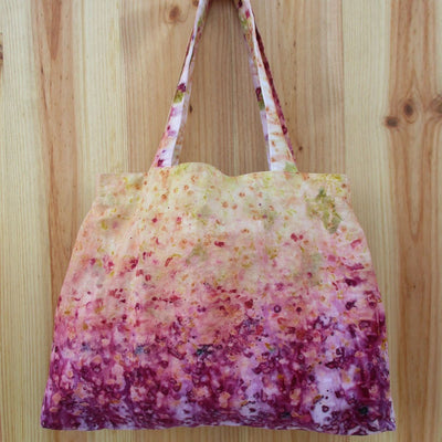 Handgefärbte Stoff-Handtasche aus festem Baumwollstoff