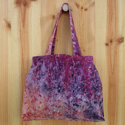Handgefärbte Stoff-Handtasche aus festem Baumwollstoff