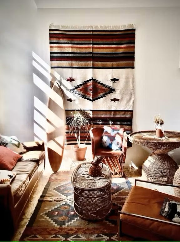 Decke - Überwurf - Teppich oder Wandteppich Mexiko "Santa Fe"