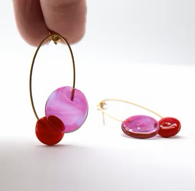 Ohrringe aus Muranoglas