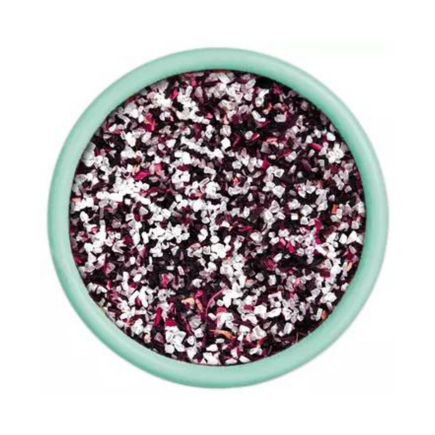 Salzstreuer Zweierpack: Reines Meersalz und Meersalz mit Hibiskus, 125g und 90g