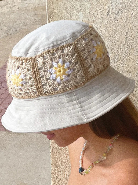 Bucket Hat Manuela - Beige / Braun