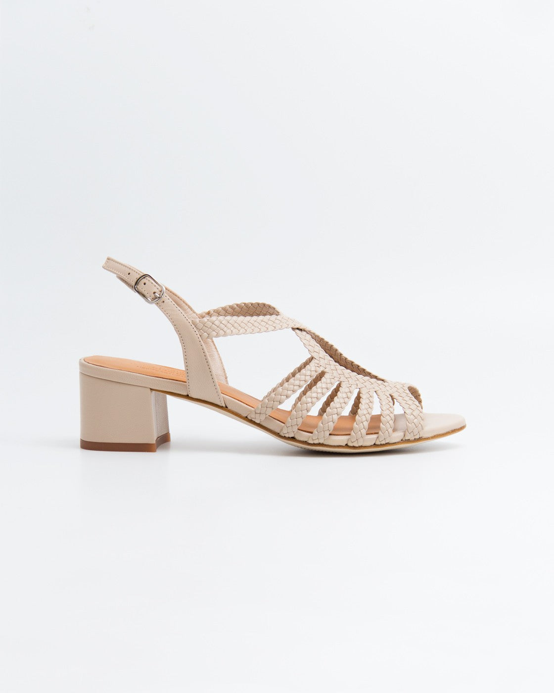 Geflochtene Damensandalen aus Leder - RACO